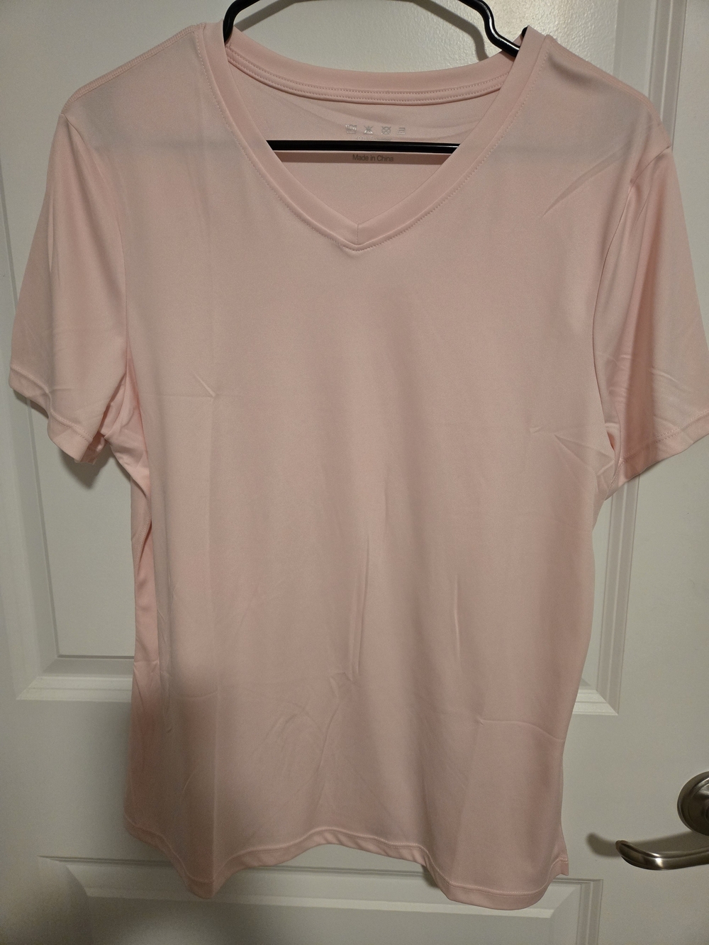 Light Pink V-Neck Tee